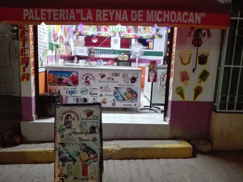 PALETERIA Y NEVERIA "LA REINA DE MICHOACAN" PETAQUILLAS GRO
