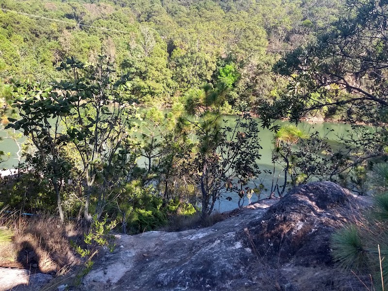 Cascada San Marcos, Desagüe de presa.