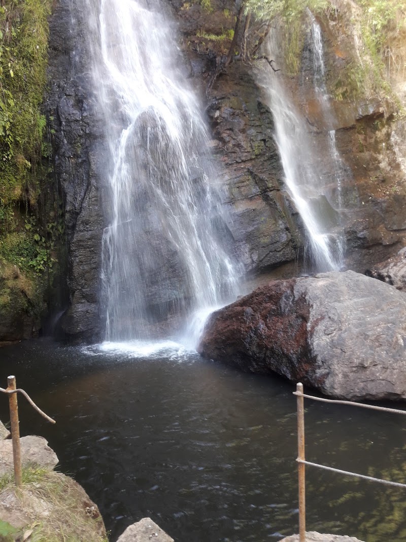 Cascada San Marcos, Desagüe de presa.