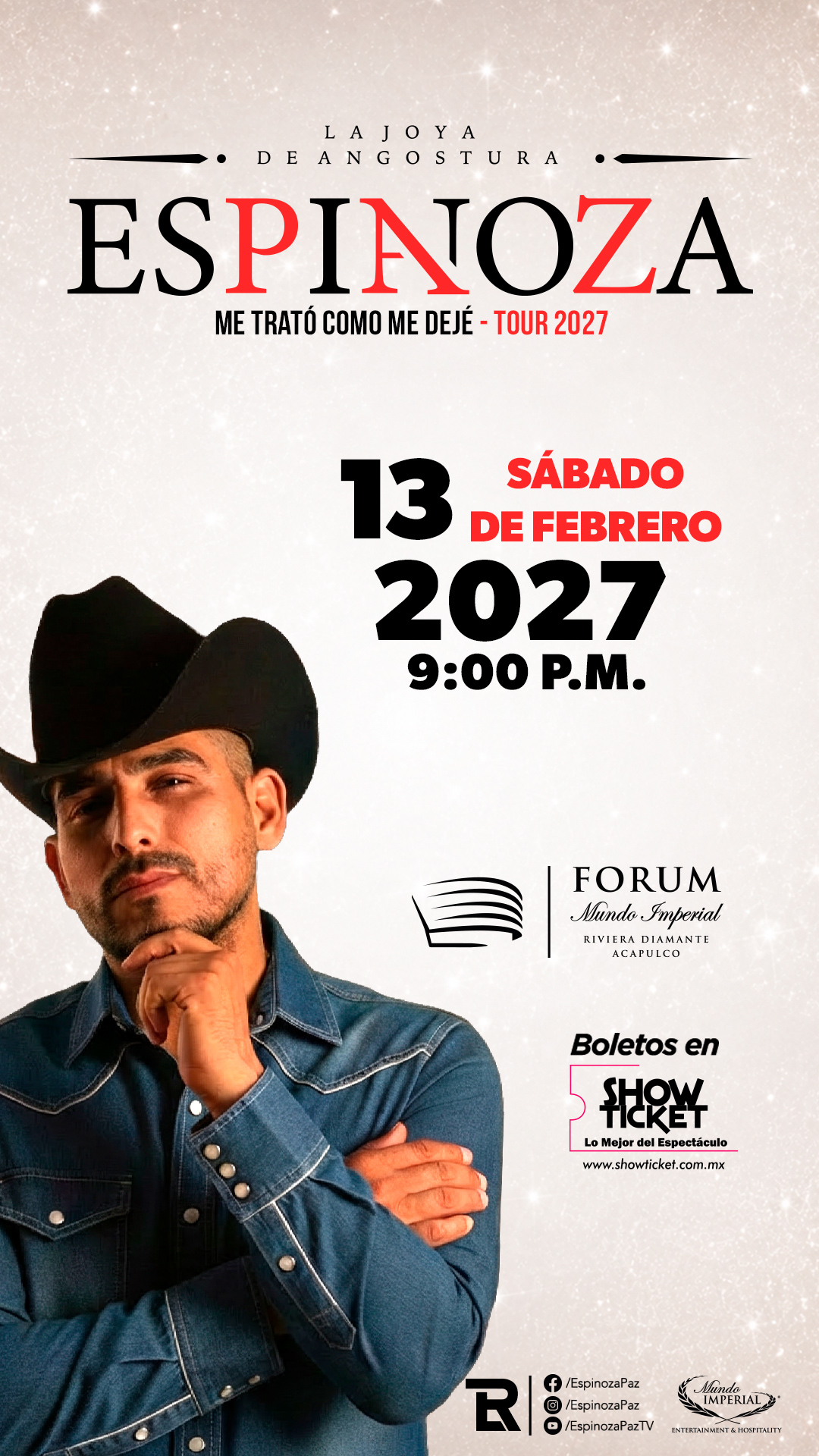 ¡Espinoza Paz llega a Acapulco! 🤠🎶