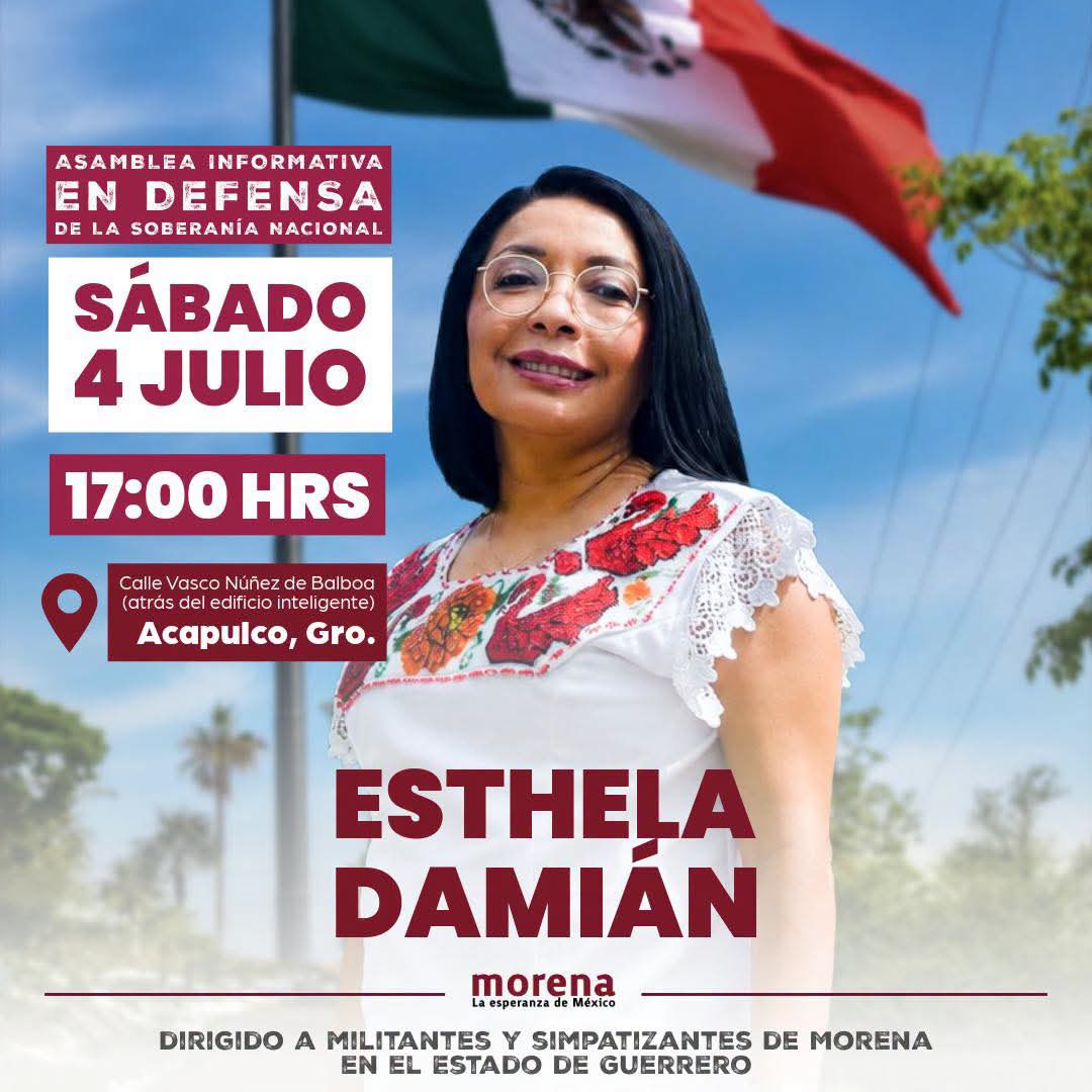 Mtra. Esthela Damián — En Defensa de la Soberanía Nacional